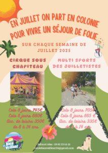 Programme de juillet