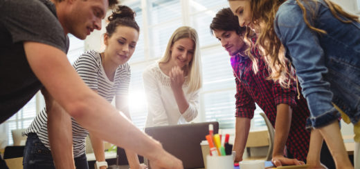 photo d'une équipe de travail