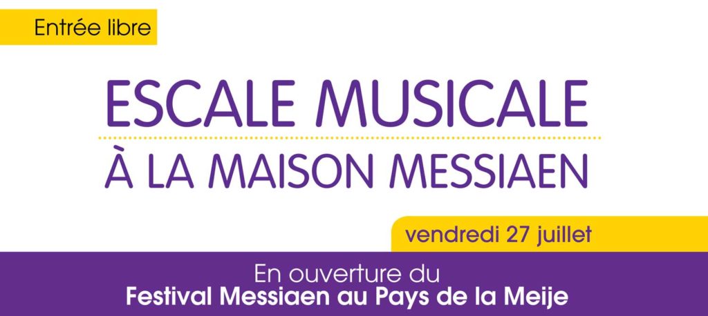 Programme ouverture Festival Messiaen au Pays de la Meije