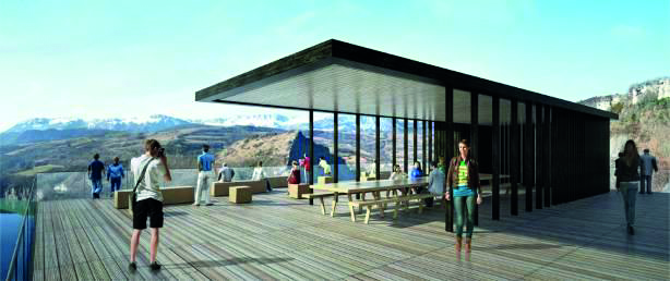 Terrasse panoramique du grand balcon