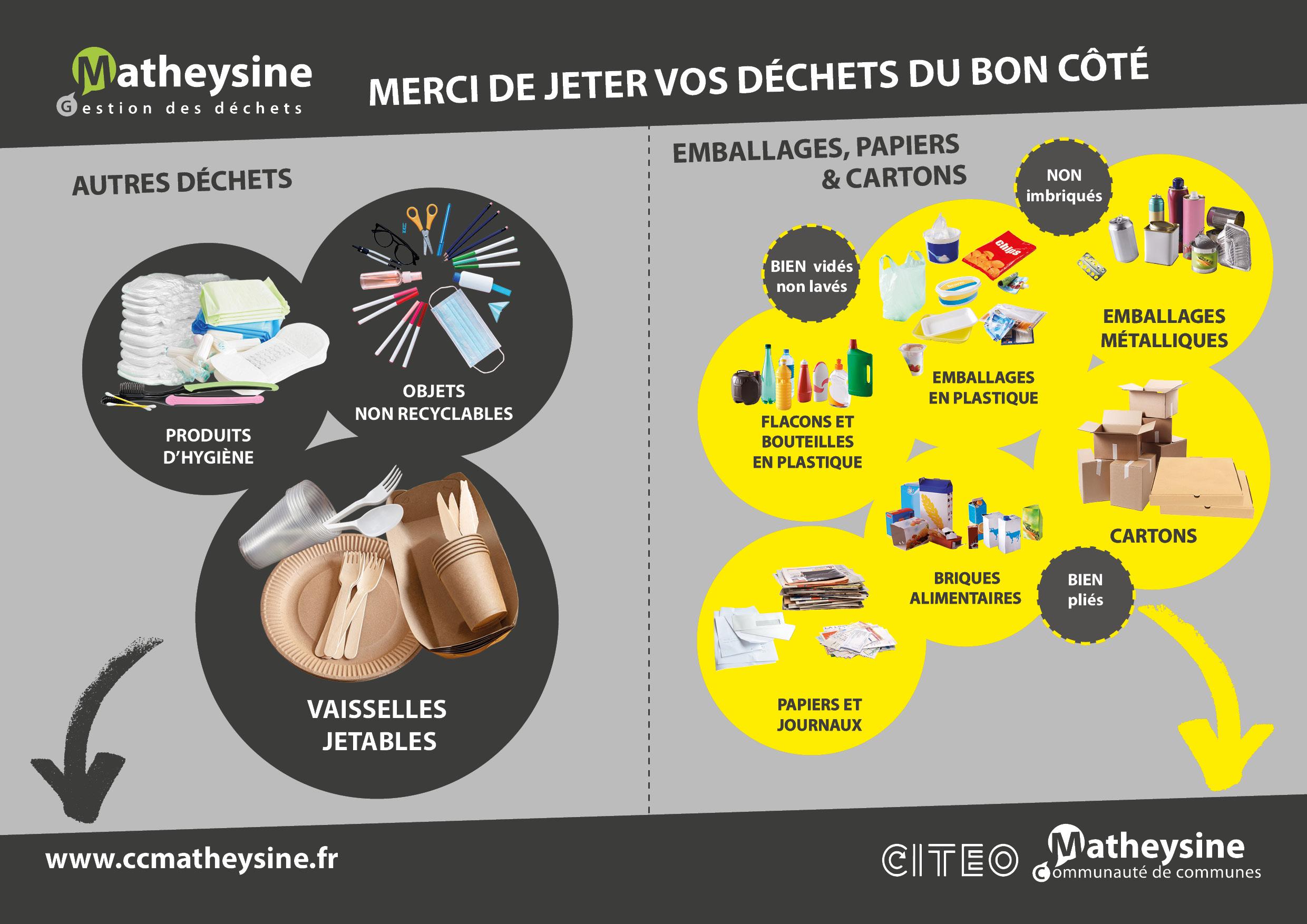 Poubelles de tri pour événementiels