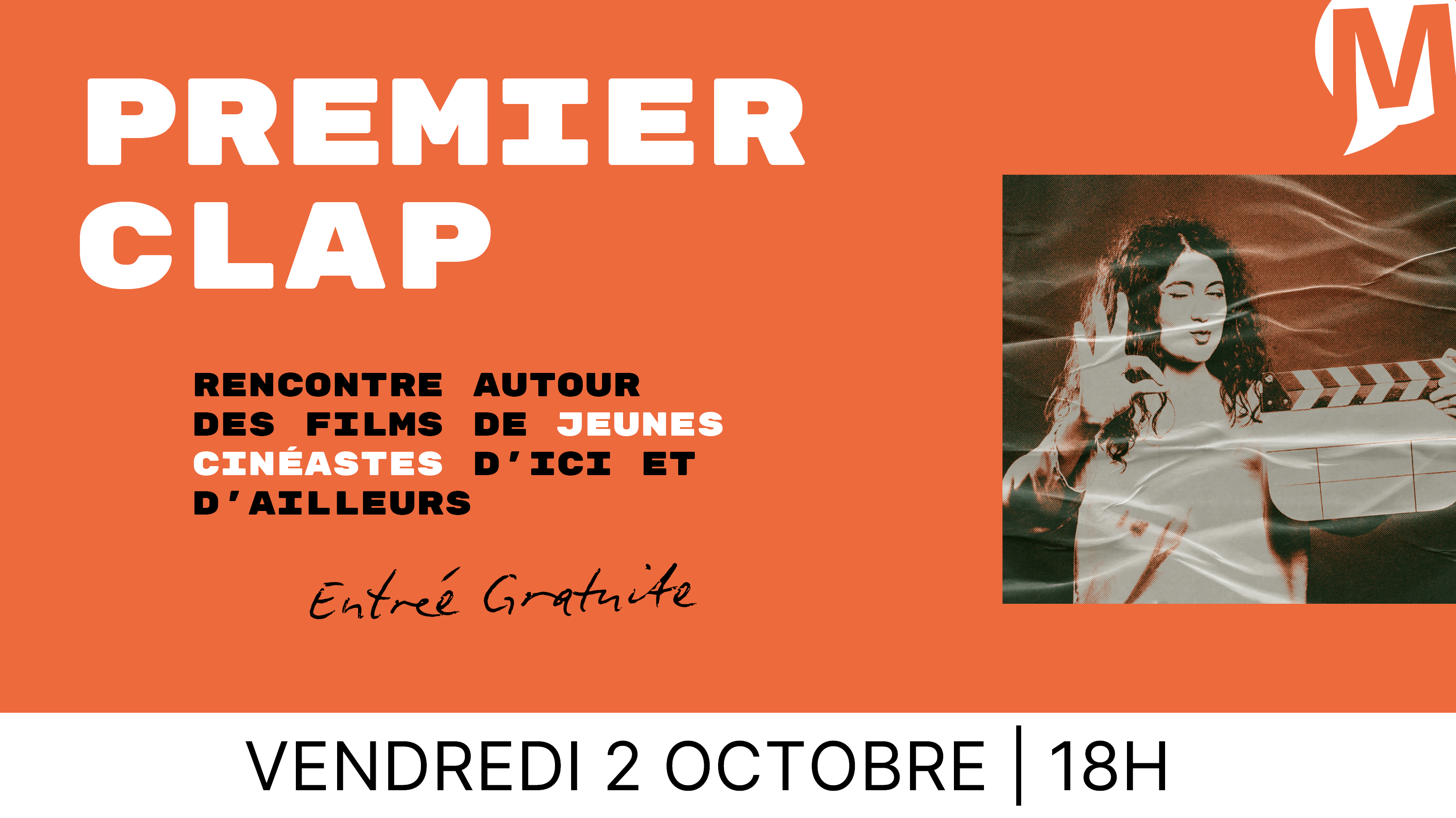 Premier Clap – Vendredi 2/10 – 18h – La Mure Cinéma-Théâtre