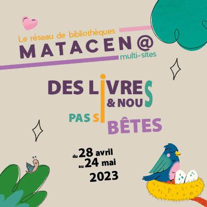 Des Livres & Nous Printemps 2023 – Matacena
